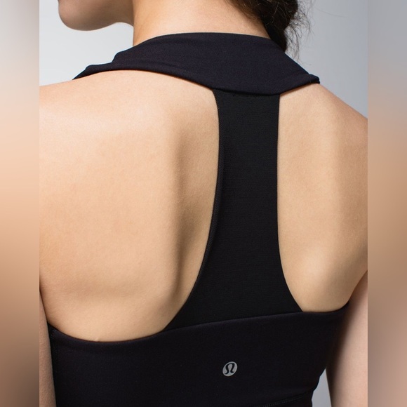 Lululemon Scoop Neck Tank Black - Size 4 - Picture 8 of 9